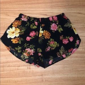 Cute Floral Shorts